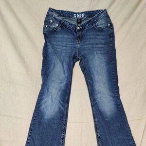 Sand Mountain Outfitters Jeans Women's Size 16 Bling Pockets Cross Back Pockets